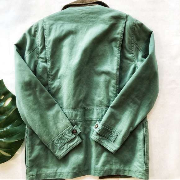 J. Crew Barn Coat Green Size Small EUC - Picture 6 of 7
